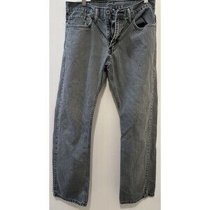 Levis Strauss 514 Jeans Mens 32 X 30 Gray Slim Straight Premium Denim